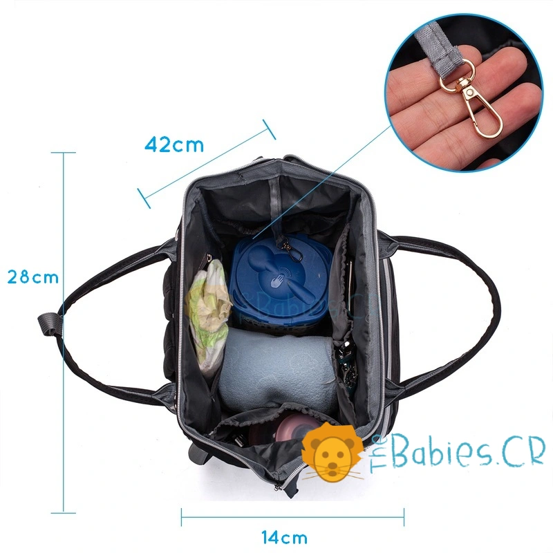Bolso_Pañalera_para_bebe_Costa Rica_LeQueen_TheBabies.CR_PA10BK