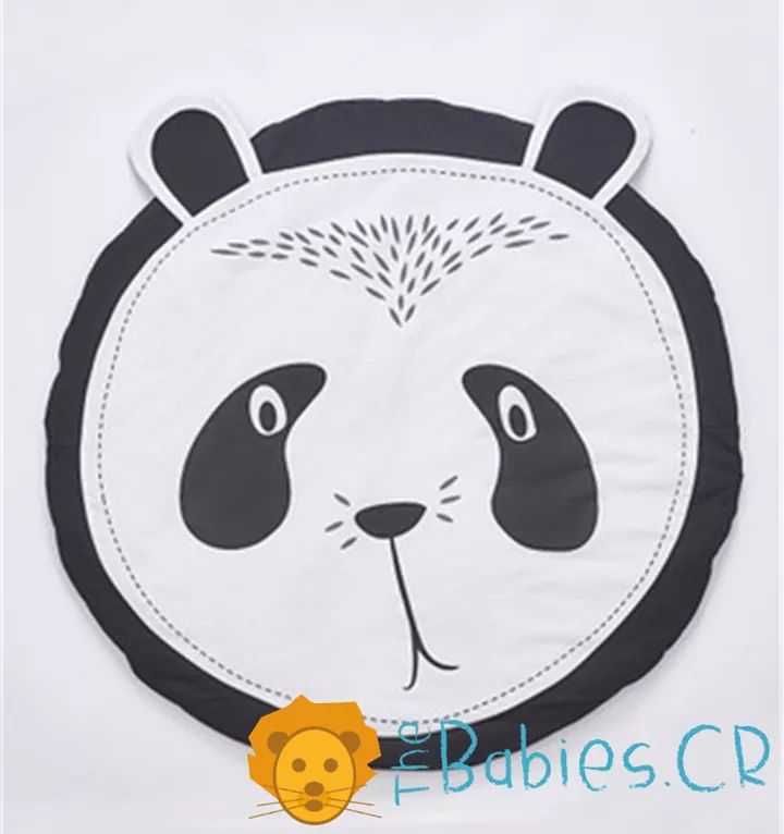Alfombra circular Panda - Imagen 2
