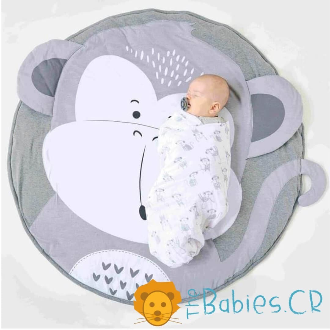 Alfombra circular de Mono