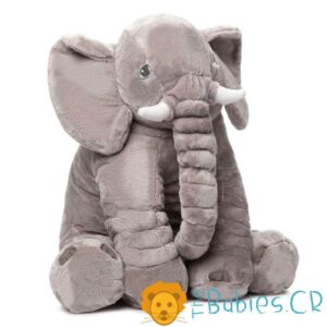 Almohada de Elefante Gris Grande 80cm para niños