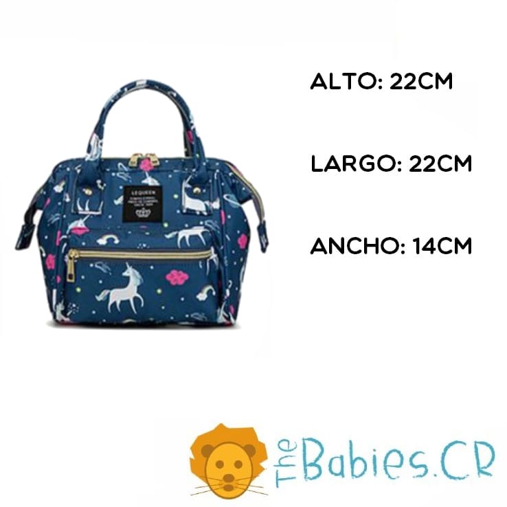 Pañalera tipo mochila LEQUEEN - Imagen 2