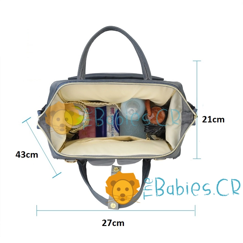 Pañalera tipo mochila LEQUEEN - Imagen 6