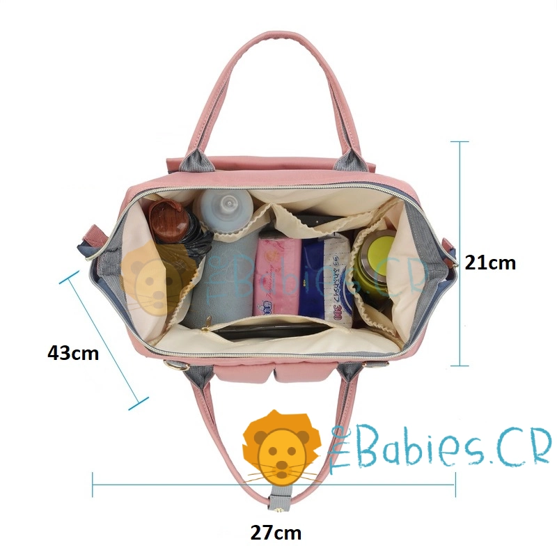 Pañalera tipo mochila LEQUEEN - Imagen 6