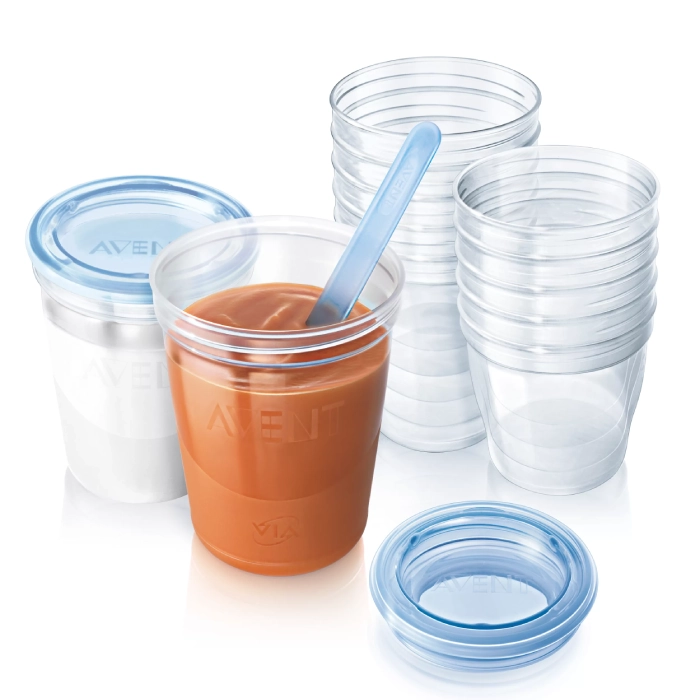 vaso_para_almacenar_leche_materna_reutilizable_avent_thebabiescr_maternidad_lactancia_