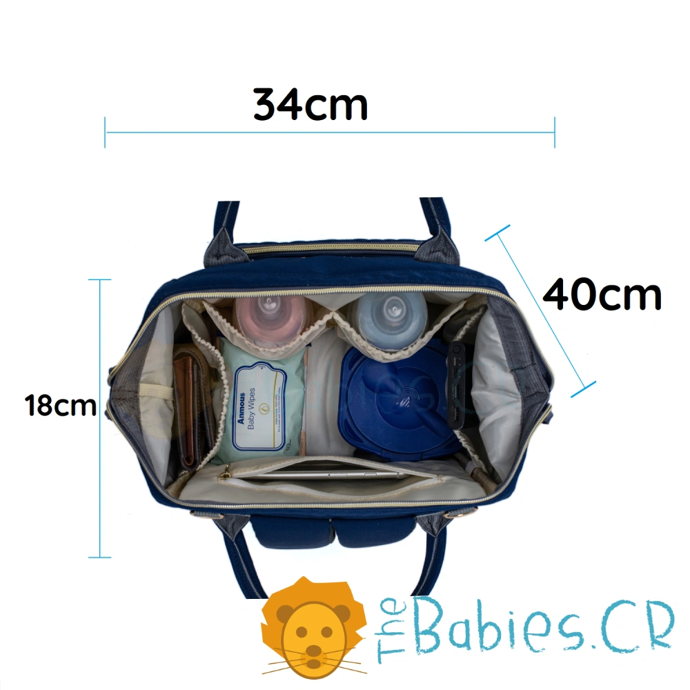 Pañalera tipo mochila LEQUEEN - Imagen 5