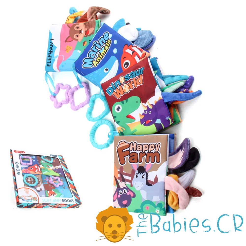 Set de 4 libros con mordedor y texturas - Imagen 2