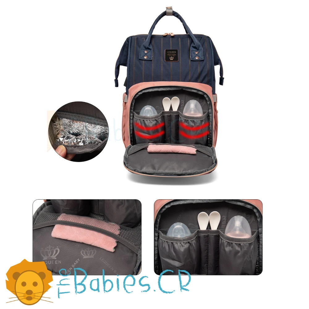 Pañalera tipo mochila LEQUEEN - Imagen 6