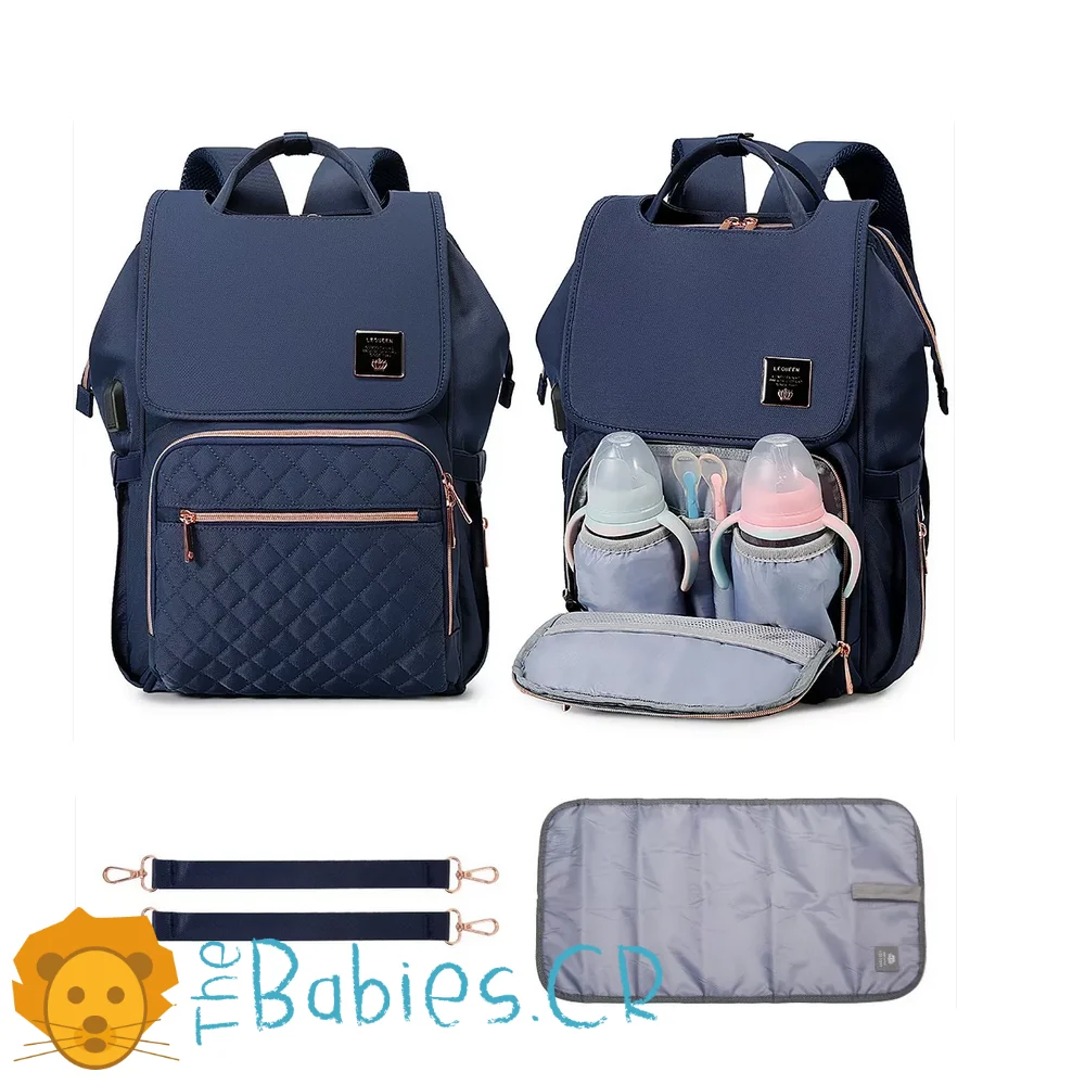 Pañalera tipo mochila LEQUEEN - Imagen 5