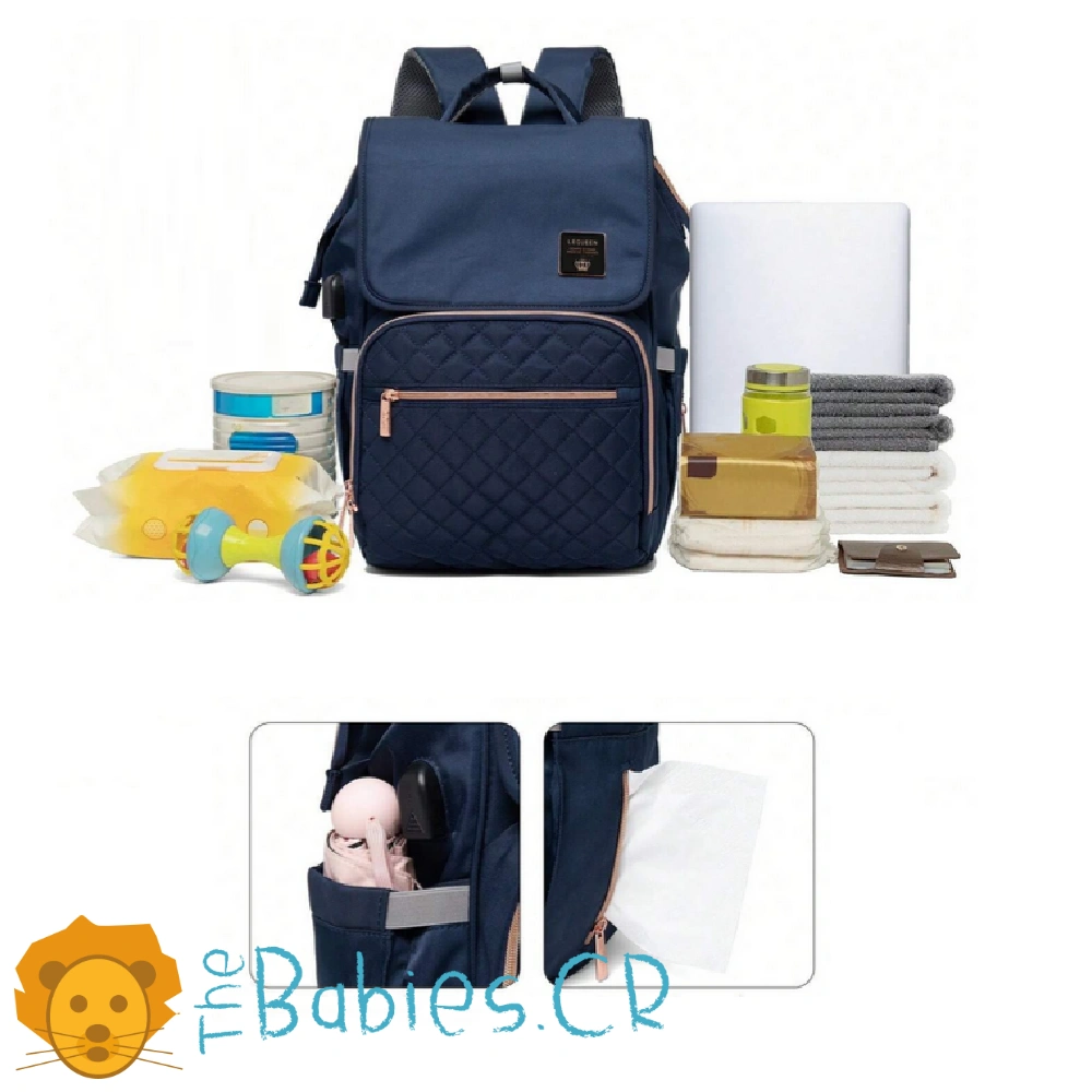 Pañalera tipo mochila LEQUEEN - Imagen 7