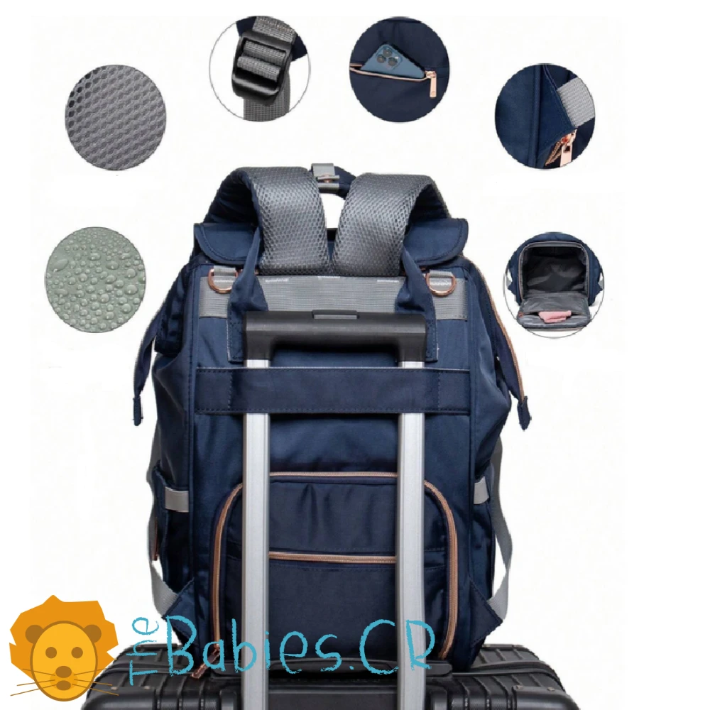 Pañalera tipo mochila LEQUEEN - Imagen 4