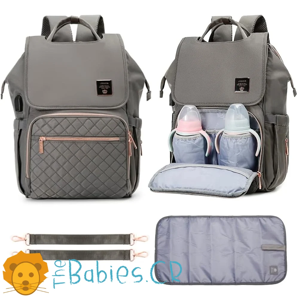 Pañalera tipo mochila LEQUEEN - Imagen 5