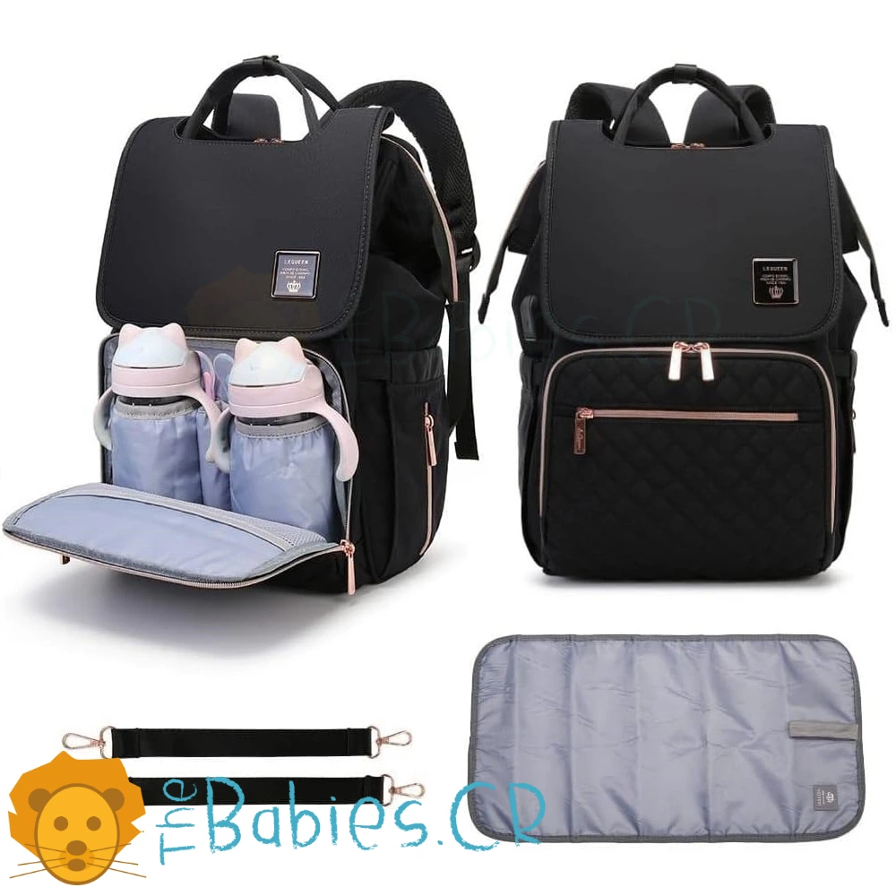 Pañalera tipo mochila LEQUEEN - Imagen 5