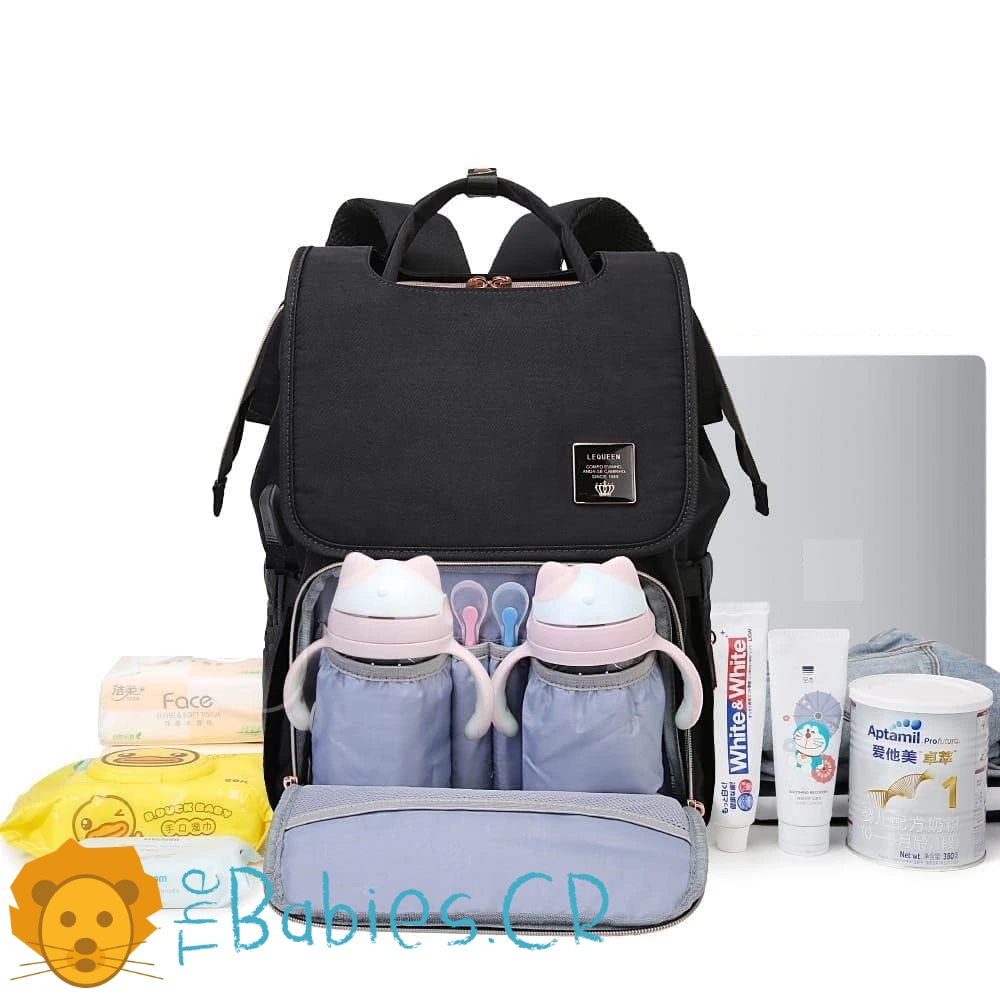 Pañalera tipo mochila LEQUEEN - Imagen 6