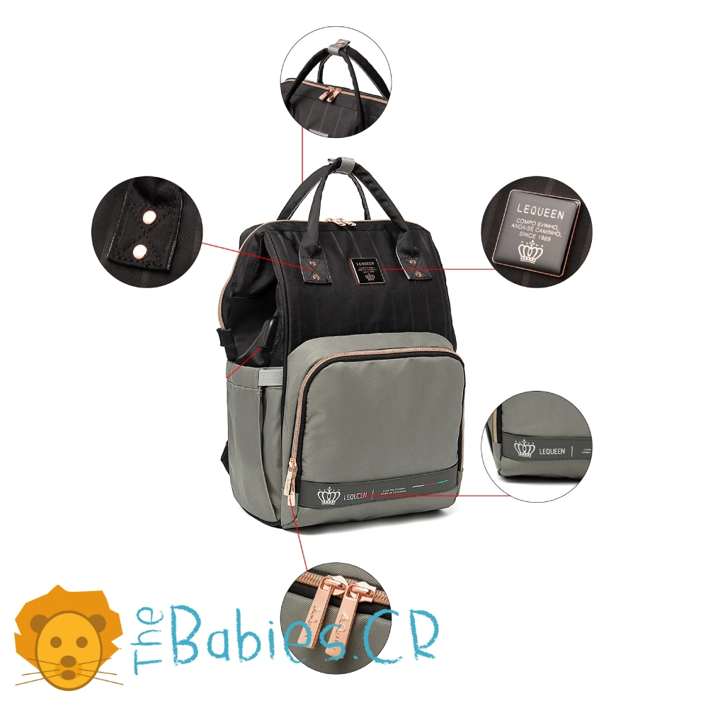 Pañalera tipo mochila LEQUEEN