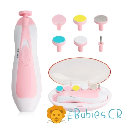 Lima eléctrica de uñas rosada