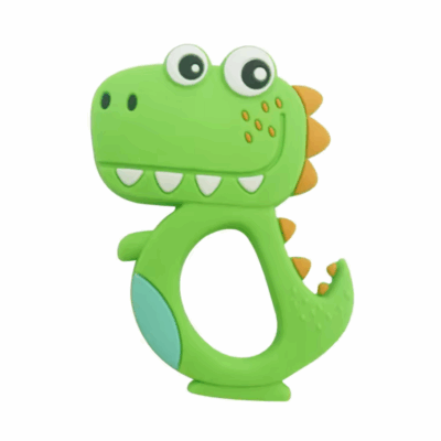 Mordedor para bebe con forma de cocodrilo Silicon Libre BPA