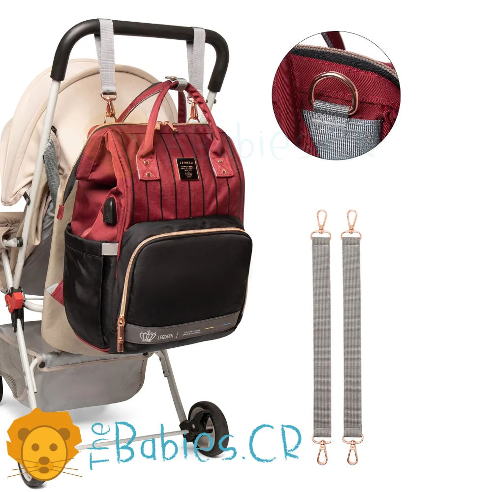 Pañalera tipo mochila LEQUEEN - Imagen 3