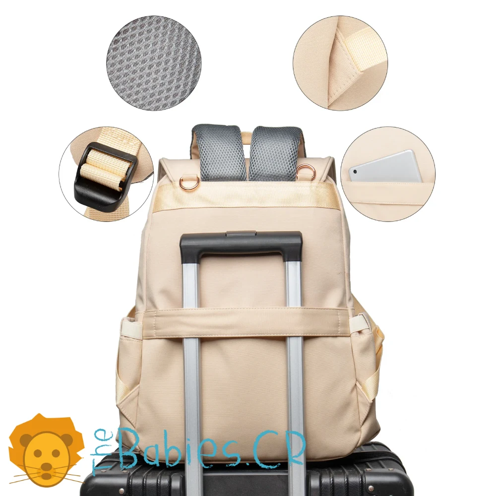 Pañalera tipo mochila LEQUEEN - Imagen 4