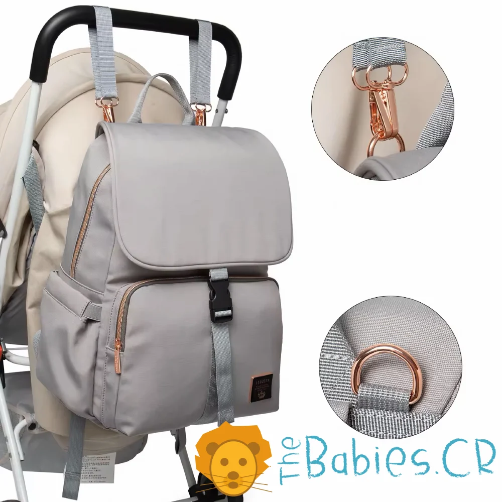 Pañalera tipo mochila LEQUEEN - Imagen 2