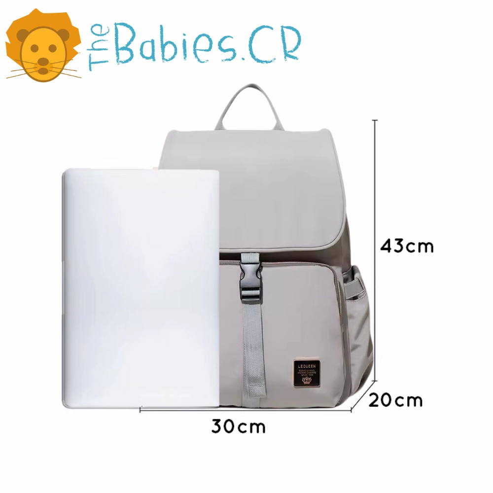 Pañalera tipo mochila LEQUEEN - Imagen 3