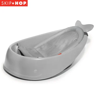 Bañera / Tina gris con forma de ballena Skip Hop
