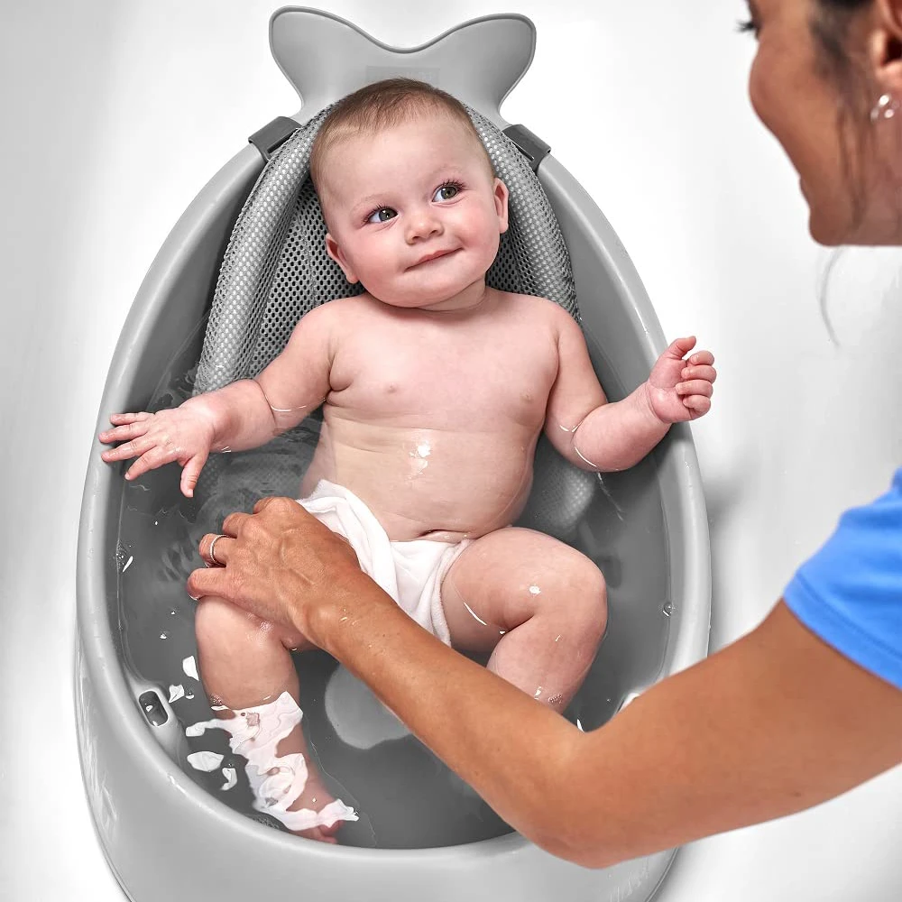 Bañera / Tina gris con forma de ballena Skip Hop - Imagen 2