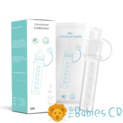 Recolector de calostro reutilizable de 6ml con tapa