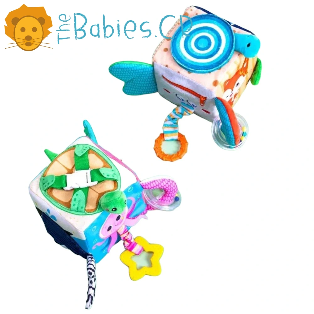 Cubo Sensorial para Bebés en Costa Rica | Juguete Didáctico Suave 3+ Meses - Imagen 5