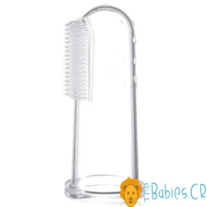 Cepillo dental tipo dedal para bebé de silicona libre de BPA