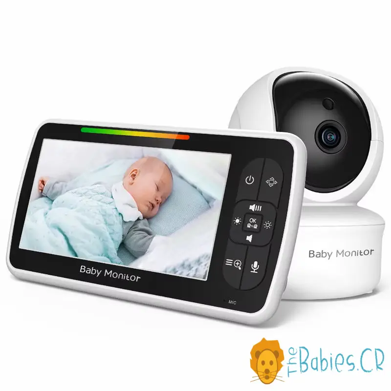 Monitor para bebé con visualización de temperatura ambiental, alertas de temperatura y modo ECO/VOX para aprovechar mejor la batería.